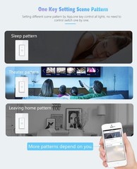 Smart WiFi Switch – Wireless Smartphone Controlled Wall Light Switch, Compati…