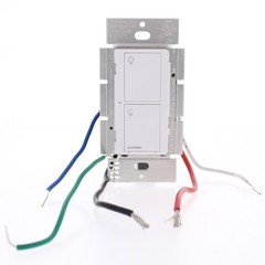 Lutron Caseta PD-5ANS-WH-R White Non-Dimmable Wireless On-Off Switch 5A
