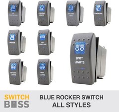 Rocker Switch 113 Styles Blue fit ARB Carling style LED Car Boat 12v Spot Light