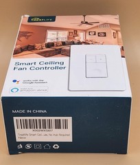 Treatlife Smart Ceiling Fan Controller. Neutral Wire Required