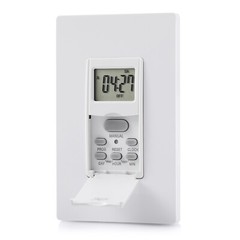 DEWENWIL SIndoor in Wall Timer Switch fit Lights Fans 7 Day 7 ON/Off Setting NEW