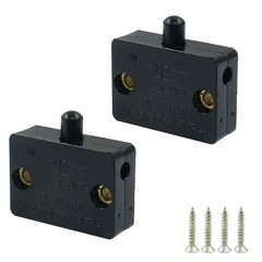 2Pcs Cabinet Door Switch, Closet Light Wardrobe Touch Switches for Cabinet Close
