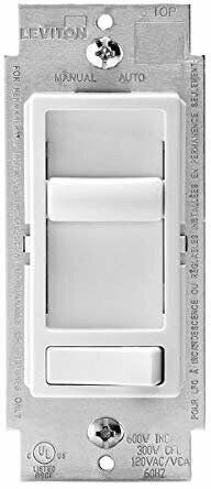 Leviton R62-06674-P0W SureSlide Universal Incandescent Dimmer White (6 Pack)