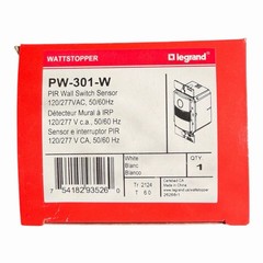 LeGrand Watt Stopper PW-301-W PIR Wall Switch New In Box Free Shipping!