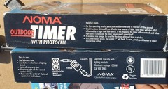Noma Outdoor Timer w/ Photocell New Lot of 3 for Security Lawn Christmas Lights