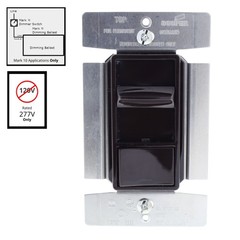 Cooper SF8AP7 Brown Preset Slide Dimmer Switch Single Pole 3-Way 8A 277V Mark 10