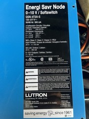 Lutron QSN-4T20-S Energi Savr Softswitch Node 0-10V