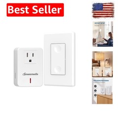 Remote Control Outlet Wireless Wall Mounted Light Switch, Electrical Plug in …