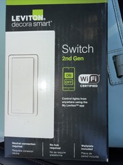 Decora Smart Switch, Wi-Fi 2nd Gen, Neutral Wire Required, Works with Matter,…