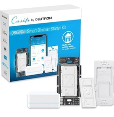 Lutron Caseta Original Smart Dimmer Switch Starter Kit, with Pico Remote, Wall P
