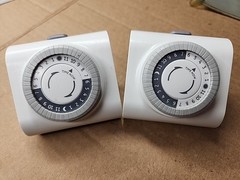 GE 24-Hour Plug-In Dial Timer GE5310 125V 15A 1250W Set of 2