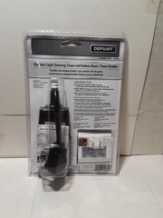 Defiant Outdoor Light Sensing Timer and Indoor Basic Timer Combo NEW