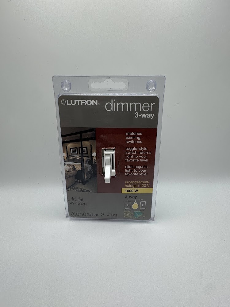 LUTRON DIMMER 3-WAY AY-103PH 120V 1000W