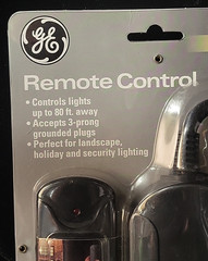 GE Outdoor Wireless Remote Control For Landscape & Holiday Lighting