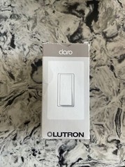 Claro 15 Amp Single-pole Paddle Switch – White | Lutron Purpose General Pole