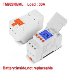 Din Rail Switch Relay Timer Digital 7 Days Time Automatic Interval 85-265V AC