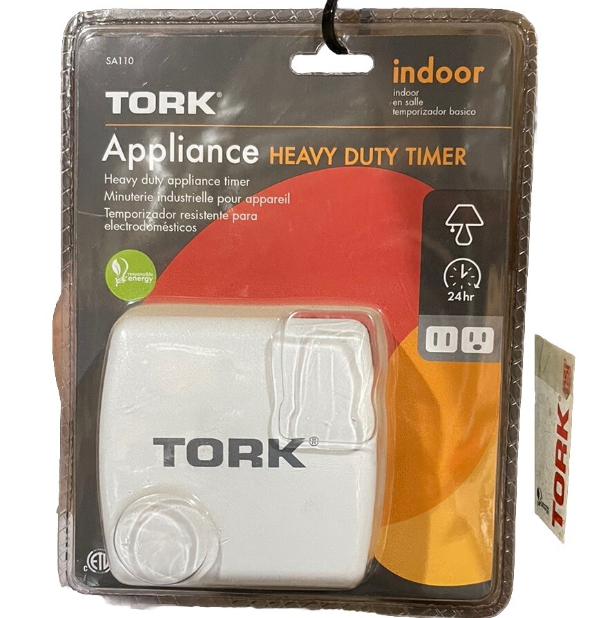 🔥1 Unit ~ TORK SA110 15 Amp Heavy Duty Appliance Timer Plug-In🔥