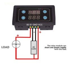Timer Relay, Icstation Time Delay Switch AC 110V 120V Ac 85-265v