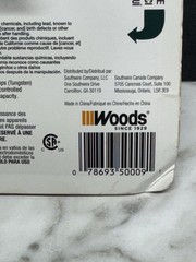 Woods 50009 Heavy-Duty Digital Timer 15 A 125 V 7 Day Time Setting White 1827187