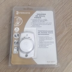 Intermatic Indoor Wall Switch Timer 24-Hour Programmable EJ351C White -Open Box