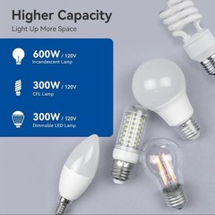ELEGRP Dimmer Switch, Digital Dimmer Light Switch for LED Lights 150W, INC/HAL 4