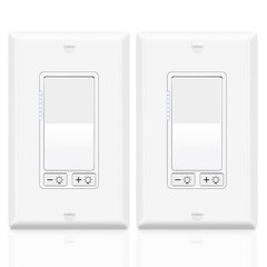 3 Way Dimmer Light Switch for Dimmable 150W LED CFL Light 15A 120V ETL Listed