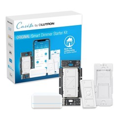 Lutron Caseta Original Smart Dimmer Switch Kit W/ Hub, with Pico Remote, Wallmou