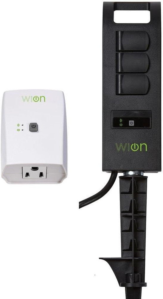 50063 Smart Plug-In Indoor and Outdoor Wi-Fi Switch and Yard Stake Bundle, 1 Gro