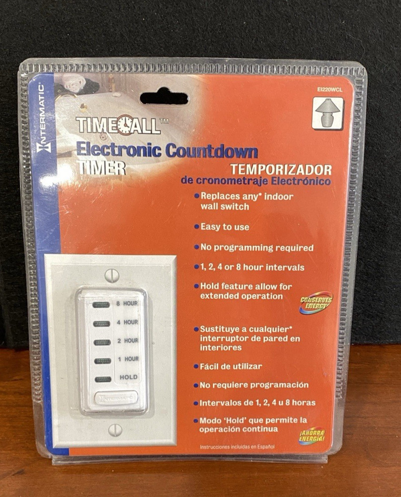 Intermatic Time All Electronic Countdown Timer Brand New & Sealed EI220WCL
