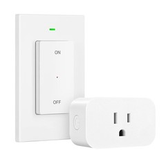 Remote Control Outlet Wireless Wall Mounted Light Switch, Electrical Plug in …