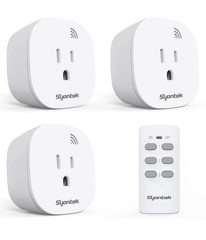 Wireless Remote Control Light Switch Kit for Appliances, 100 ft Range, 3 Outlets