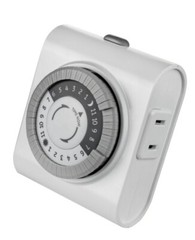 GE Ultrapro Indoor Plug-in Basic Timer Lighting Control Switch Brand New!