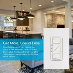 KEENeStore Wireless Smart Lighting Dimmer Switch w/Remote in White