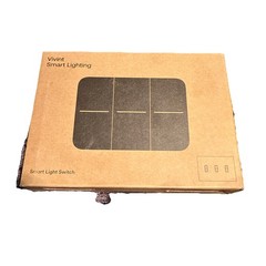 🔥NEW🔥 Vivint Smart Lighting Switch Plate Toggle 3-Gang VS-SWTCHPLT-T03