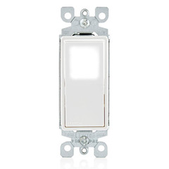 Leviton 15 Amp Decora LED Illuminated Light Wall Switch Single-Pole, L5611-2W…