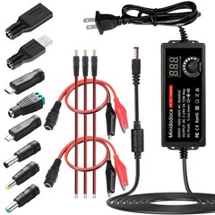 72W Power Supply Adjustable DC 3V ~ 24V Variable Universal Switching Black