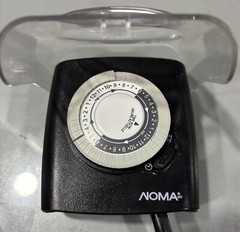 NOMA 24 Hour Outdoor Mechanical Timer, 48 Programmable settings, 1 Grounded Outl