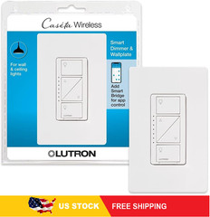 Lutron Caseta Smart Fan Speed Control Switch Single-Pole Lutron Caseta White