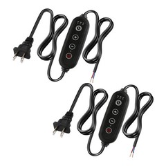 Lamp Dimmer Switch with Cord, Plug-in Dimmer 110-120V Indoor Timer Power Cabl…