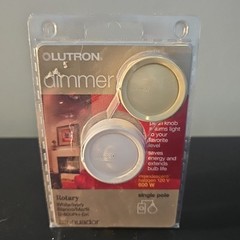Lutron White Ivory Round Rotary Replacement Dimmer Knob Dial D-600PH-DK