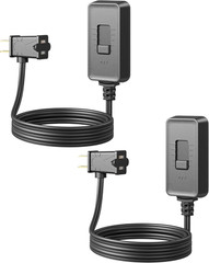 DEWENWILS Plug In Lamp Dimmer Switch Slide Control 2 Pack Black