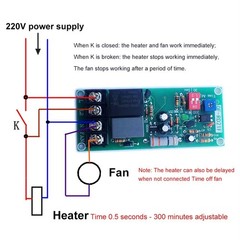 Energy Efficient AC100V 220V for relay with Adjustable Timer Settings