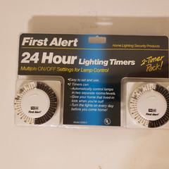 First ALERT 24 Hour Lighting Timers Pack Of 2