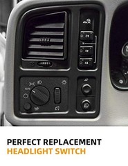 Headlight Switch Compatible with 03-07 Silverado, Sierra Yukon Escalade