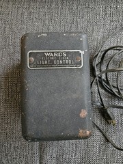 Antique/Vintage Montgomery Wards Electric Clock Light Control On/Off Light Timer