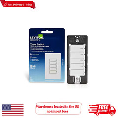 Leviton Decora 15A 60-Minute Indoor In-Wall Countdown Timer Switch 1/2 HP/9.8A F