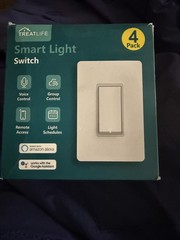 TREATLIFE Smart Light Switch 4 Pack 2.4Ghz Model SS01S Alexa Google Assistant
