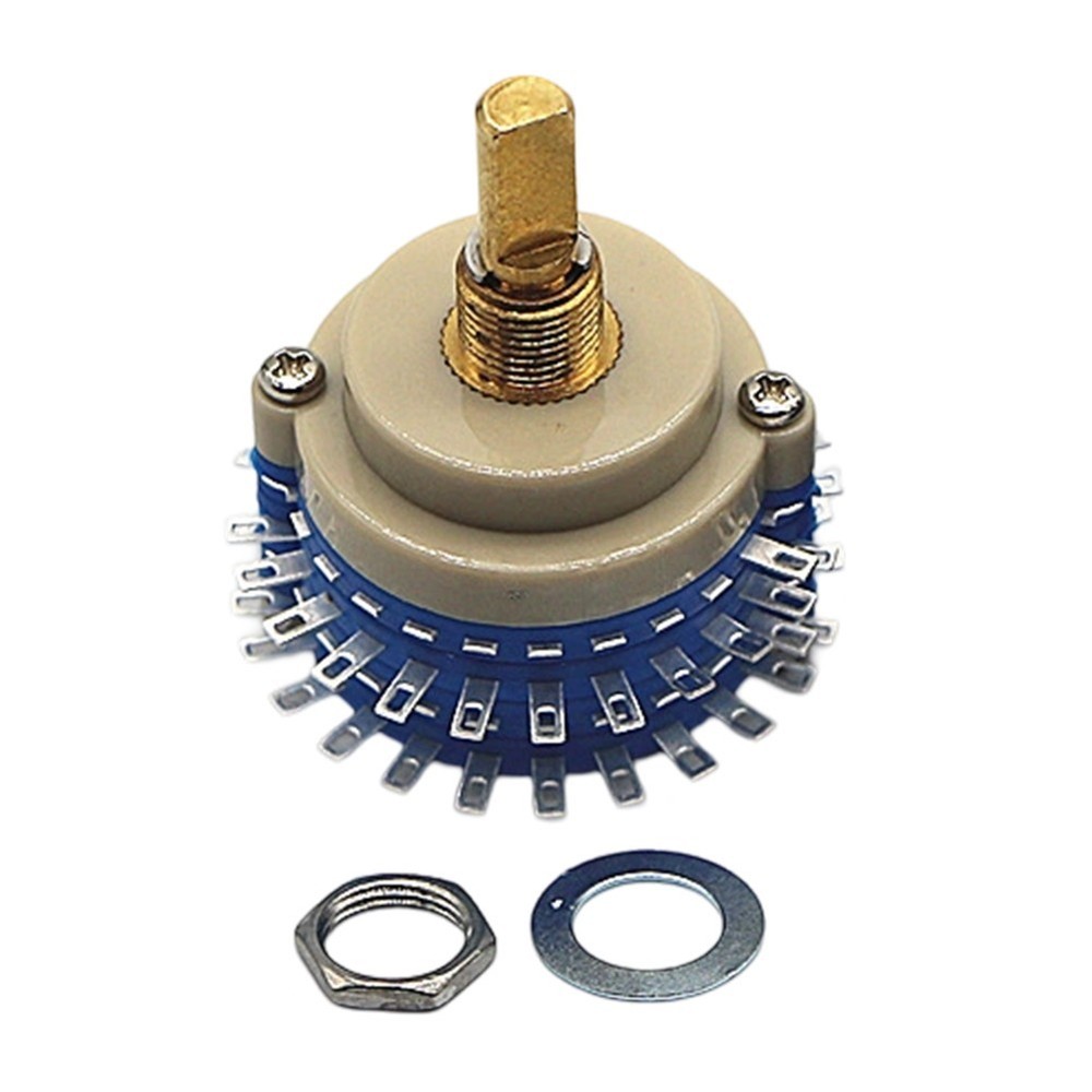 Robust Design Rotary Potentiometer with Dual Poles for DIY Electronics