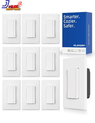 Smart Dimmer Light Switch DPR10 2.4Ghz Wi-Fi Dimmer Switch Compatible with Alexa