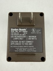 Radio Shack 2-Prong Lamp Dimmer Module 61-2682 Plug N’ Power Remote Control